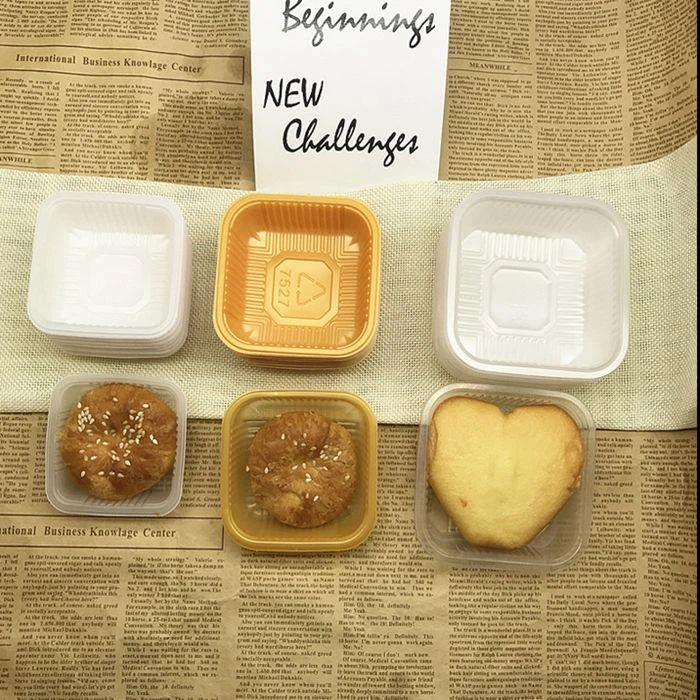Cake Moon Cake Swiss Rolls Automatic Packing Machine System With Plastic Tray manufacturer custom made