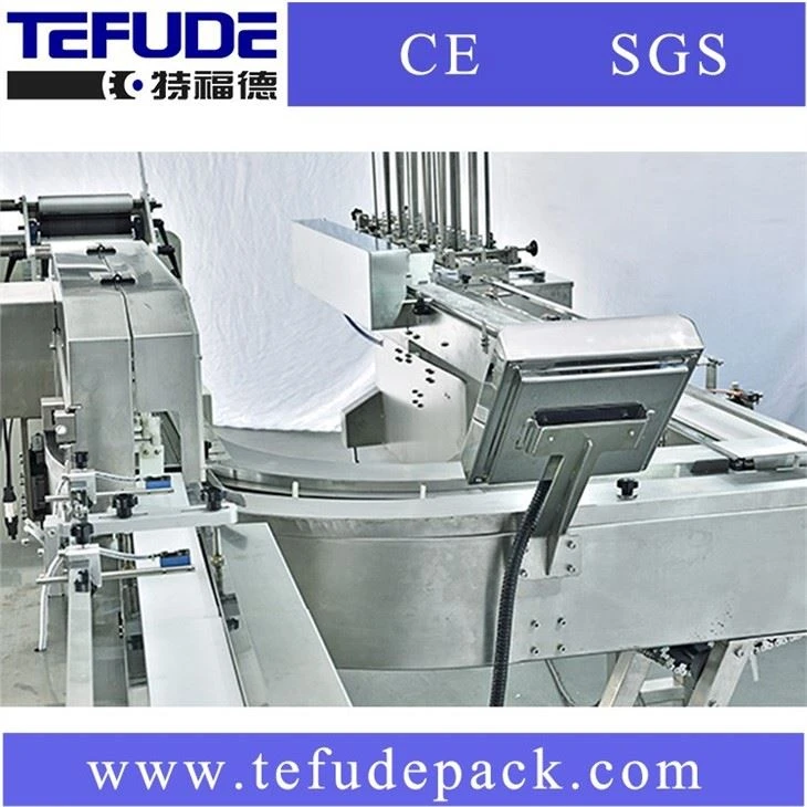 Automatic Stacking And Feeding Line For Peach Crisps