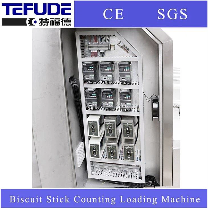 Chocolate Stick Biscuits Automatic Counting Loading Machine